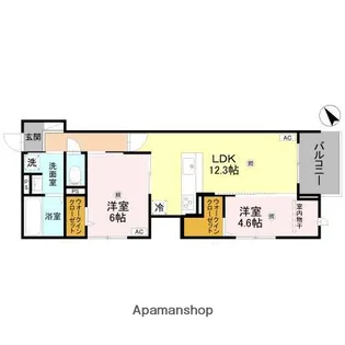 Porto Sereno【3階】の間取り