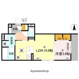 クラシスト新金岡【1階】の間取り