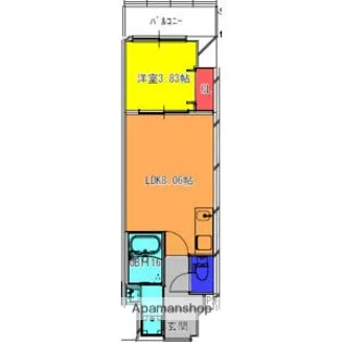 FREEDOM residence堺寺地町【2階】の間取り