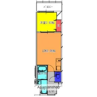 FREEDOM residence堺寺地町【3階】の間取り