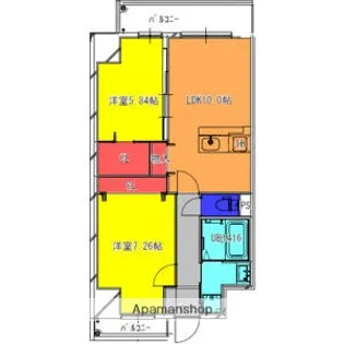 FREEDOM residence堺寺地町【12階】の間取り