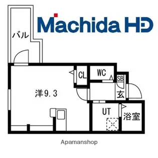 西湊町エヌエム・セント【4階】の間取り
