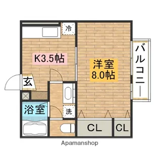 ピ・グリエッシュ【1階】の間取り