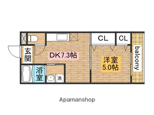 REGINA.I 7番館【205号室】の間取り