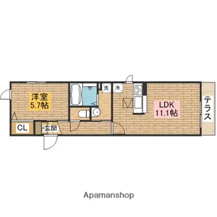 NT MAISON【102号室】の間取り