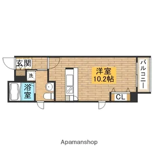 TKアンバーコート大町【9階】の間取り