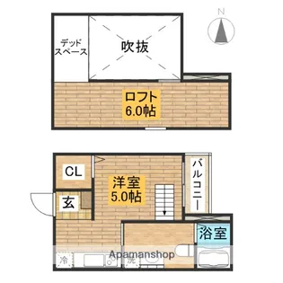 A・S・K StationⅡ【1階】の間取り