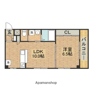 NINGRAN三国ヶ丘【201号室】の間取り