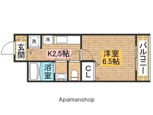 パークヒルズ【303号室】の間取り