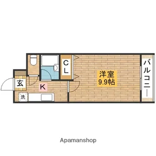 プレジデント21【7階】の間取り