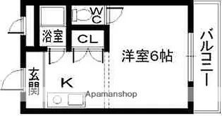 フローレンス司【306号室】の間取り