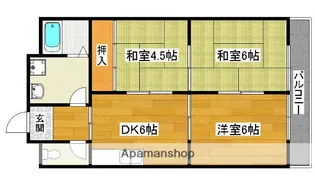 シティーハイツ柏【2階】の間取り
