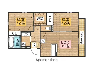 メルベーユ鳳【3階】の間取り
