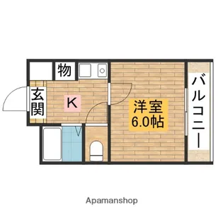 ベルドマーニ【3階】の間取り