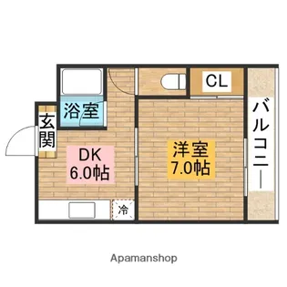 昌和鳳【5階】の間取り