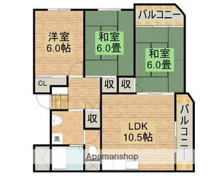 ハイム下条【2階】の間取り