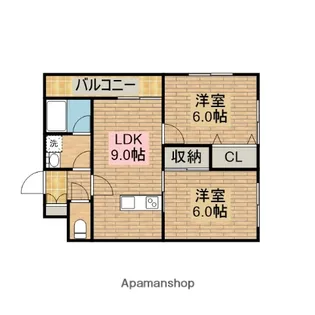 リンガーベル【3階】の間取り
