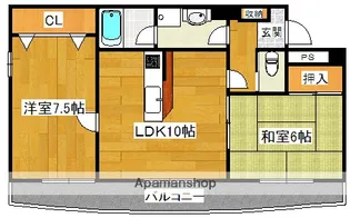 リンガーベル【3階】の間取り