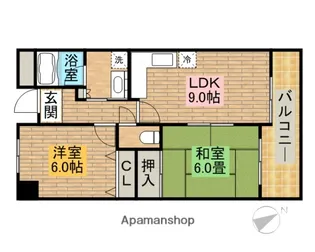 グランデーミFY【4階】の間取り