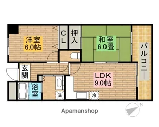グランデーミFY【5階】の間取り
