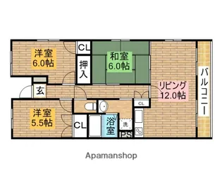 ロイヤル高石【2階】の間取り