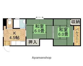 コンパーノ羽衣【1階】の間取り