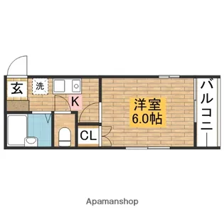 上野芝グリーンハイツ【2階】の間取り