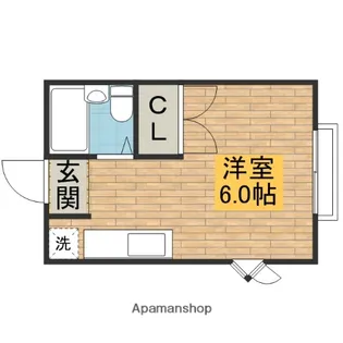 ピースフルハウスⅠ【3階】の間取り