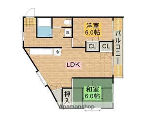 コーポラスあい【2階】の間取り