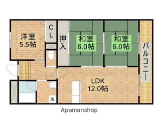 エンデバー高石【4階】の間取り