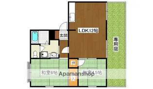 諏訪森東ハイツ【1階】の間取り