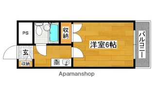 シティハイツ鳳西町【4階】の間取り