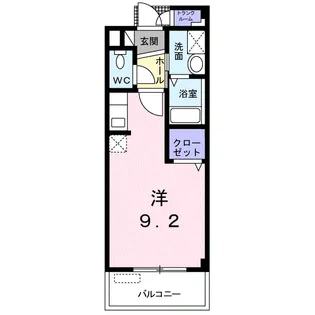 M・Yコート【306号室】の間取り