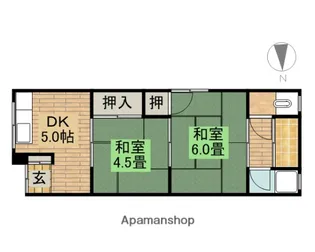大阪府堺市西区鳳北町8丁【アパート】の間取り