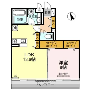 PMA鳳【2階】の間取り