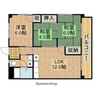 エクセレント友愛【2階】の間取り
