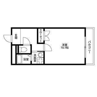 アンプルールフェールフォルス【2階】の間取り