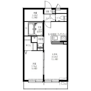 ヴィラコート TYA【2階】の間取り