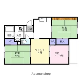 大歳ハイツ【2階】の間取り