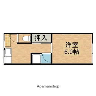 髙橋ハイツ【2階】の間取り