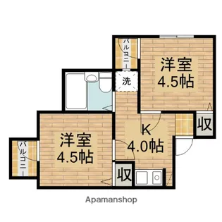 セントラル和泉【3階】の間取り
