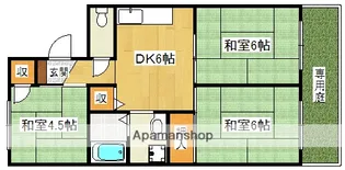 ヴァンヴェールA・B棟【2階】の間取り