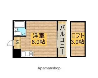 ロイヤル鳳弐番館【3階】の間取り