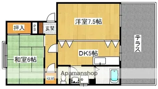 山本ハイツ【1階】の間取り