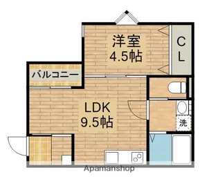 モンタージュ鳳駅前【3階】の間取り