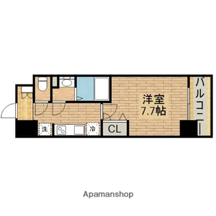 SOPHIA COURT鳳【9階】の間取り