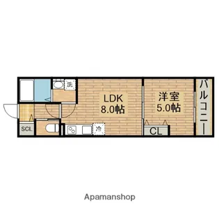 REVITA鳳北町3丁【1階】の間取り