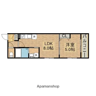 REVITA鳳北町4丁【2階】の間取り