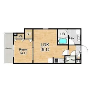 (仮称)ジーメゾン高石リュクス【0305号室】の間取り