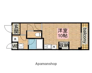 グランジュテちぐさ【2階】の間取り